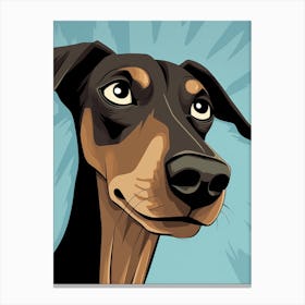 Doberman Pinscher 12 Canvas Print