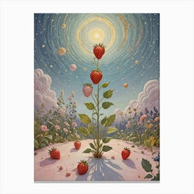 Strawberry's Reach For The Sky Canvas Print