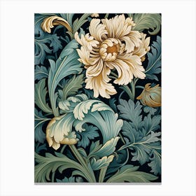 Floral Wallpaper 36 Canvas Print