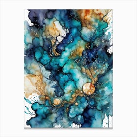 Abstract Watercolor Painting Canvas Print