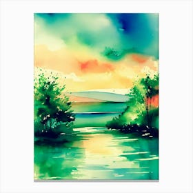 Watercolor Painting 9 Canvas Print