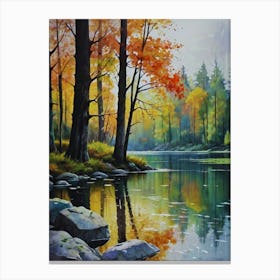 Autumn Reflection Canvas Print