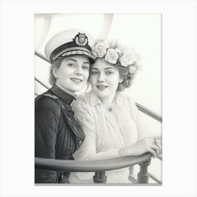 Titanic Ladies Photography 1 Canvas Print