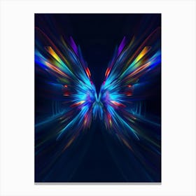 Abstract Butterfly 1 Canvas Print