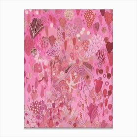 Washy Pink Sea Canvas Print