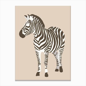 Zebra Jungle Safari Canvas Print