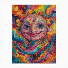 Psychedelic Psychedelic Painting Canvas Print