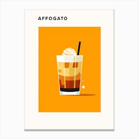 Affogato Coffee Canvas Print