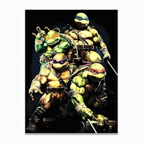 Teenage Mutant Ninja Turtles movie 4 Canvas Print