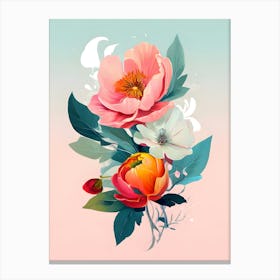 Peonies 17 Canvas Print