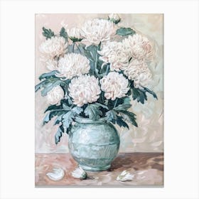 A World Of Flowers Chrysanthemum 2 Painting Canvas Print