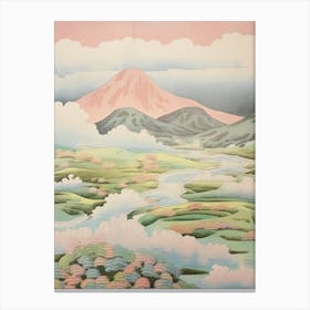 Mount Aso In Kumamoto Japanese Landscape 1 Canvas Print