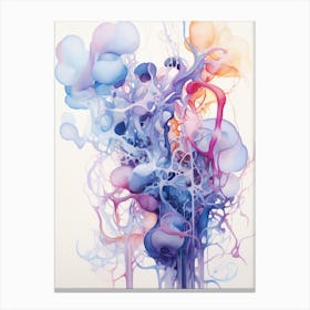 'Blue And Purple' Canvas Print