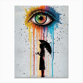 Rainbow Eye Canvas Print