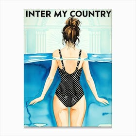 Enter My Country 1 Canvas Print