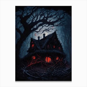 House in the Forest Canvas Print