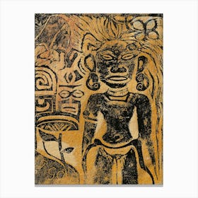 Tahitian Idol—The Goddess Hina, Paul Gauguin Canvas Print