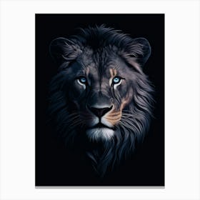 Lion face Canvas Print