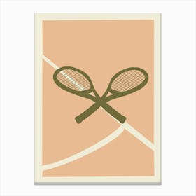 Tennis Racket Canvas Print