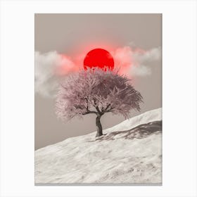 Red Cherry Tree 1 Canvas Print