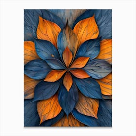Abstract Flower Painting 8 Canvas Print