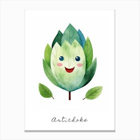 Friendly Kids Artichoke 2 Poster Canvas Print