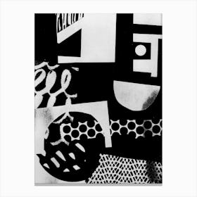 Geometric Mono Canvas Print