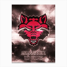 Arkansas State Red Wolves Canvas Print