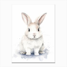 Baby Bunny Watercolour Nursery 8 Canvas Print