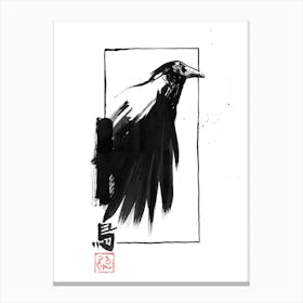 Crow Edge Canvas Print