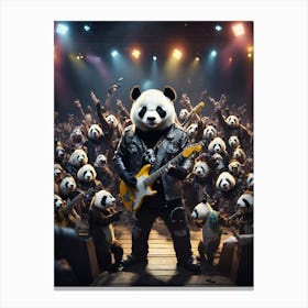 Rock Panda Canvas Print