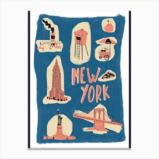 Welcome New York City Canvas Print