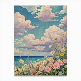 Spring Beach Canvas Print