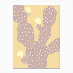 Cactus Yellow Art Print_2458457 Canvas Print