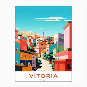 Brazil Vitoria Travel Canvas Print