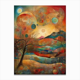 Abstract Landscape Painting 2 Canvas Print