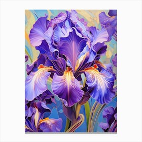 Purple Floral Dreams Canvas Print