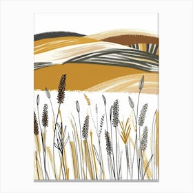 Field Of Wheat Canvas Print