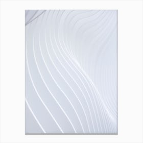 Abstract Wavy Lines Canvas Print