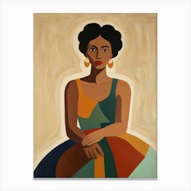 African American Woman Canvas Print