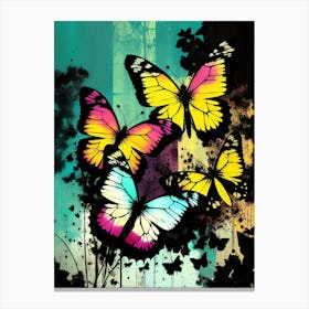 Butterflies In The Sky 36 Canvas Print