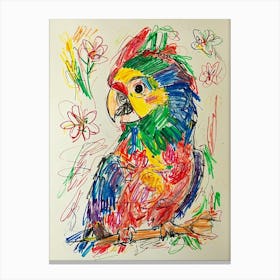 Colorful Parrot 7 Canvas Print