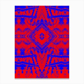 Abstract Red And Blue 4 Canvas Print