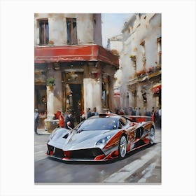 Tribute To Ferrari  Canvas Print