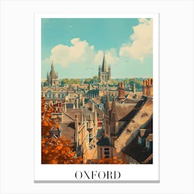 Oxford Cityscape Canvas Print