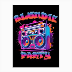 Music Party Canvas Print