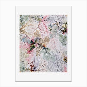 Organic Floral Tendrils Canvas Print