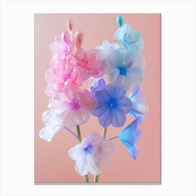 Dreamy Inflatable Flowers Delphinium Canvas Print