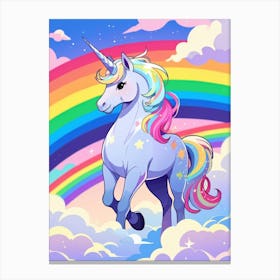 Unicorn In The Sky 21 Canvas Print