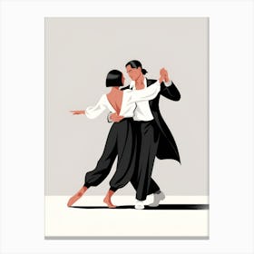 Tango Dancers Canvas Print